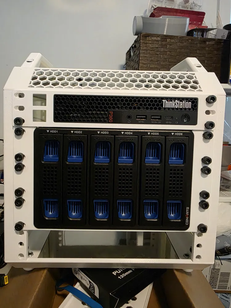 Lab Rax Drive Array CenMate 6 Bay 10in Rack Lab Rax Enclosure 3U - Free 3D Print Model ...
