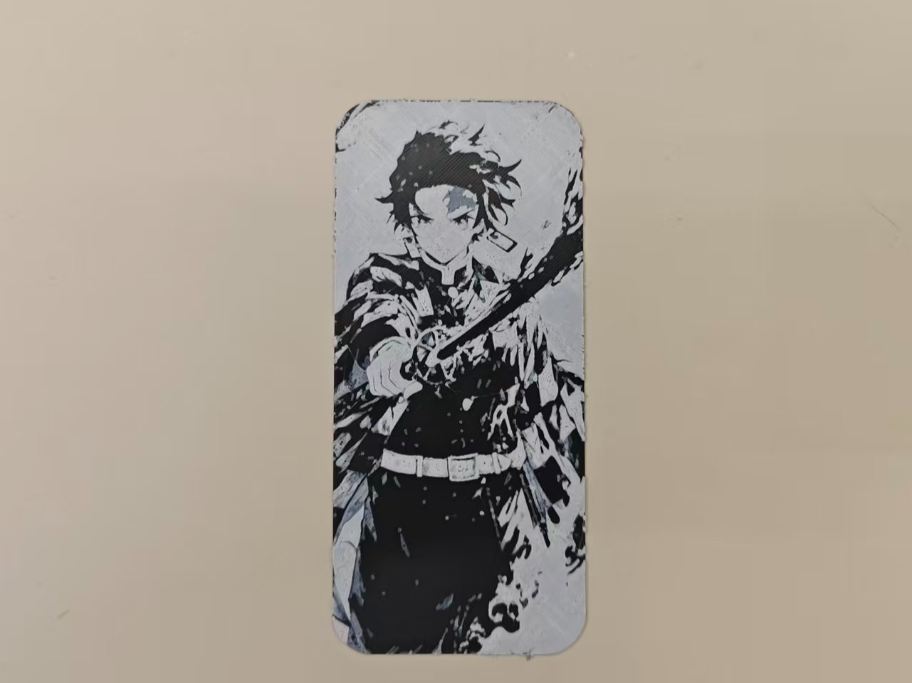 鬼灭之刃-炭治郎书签-黑白二色