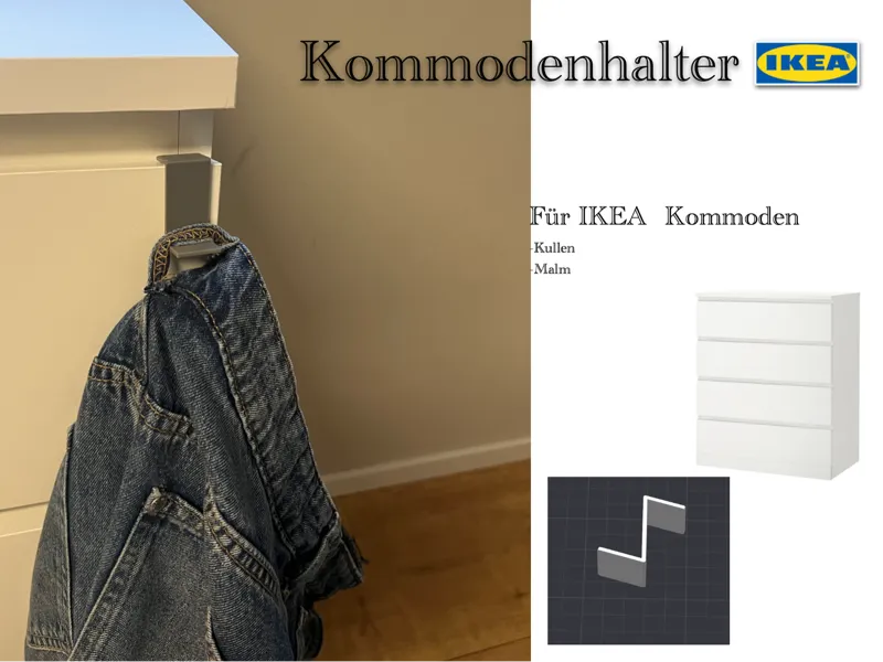 IKEA Komoden halter malm ,kullen