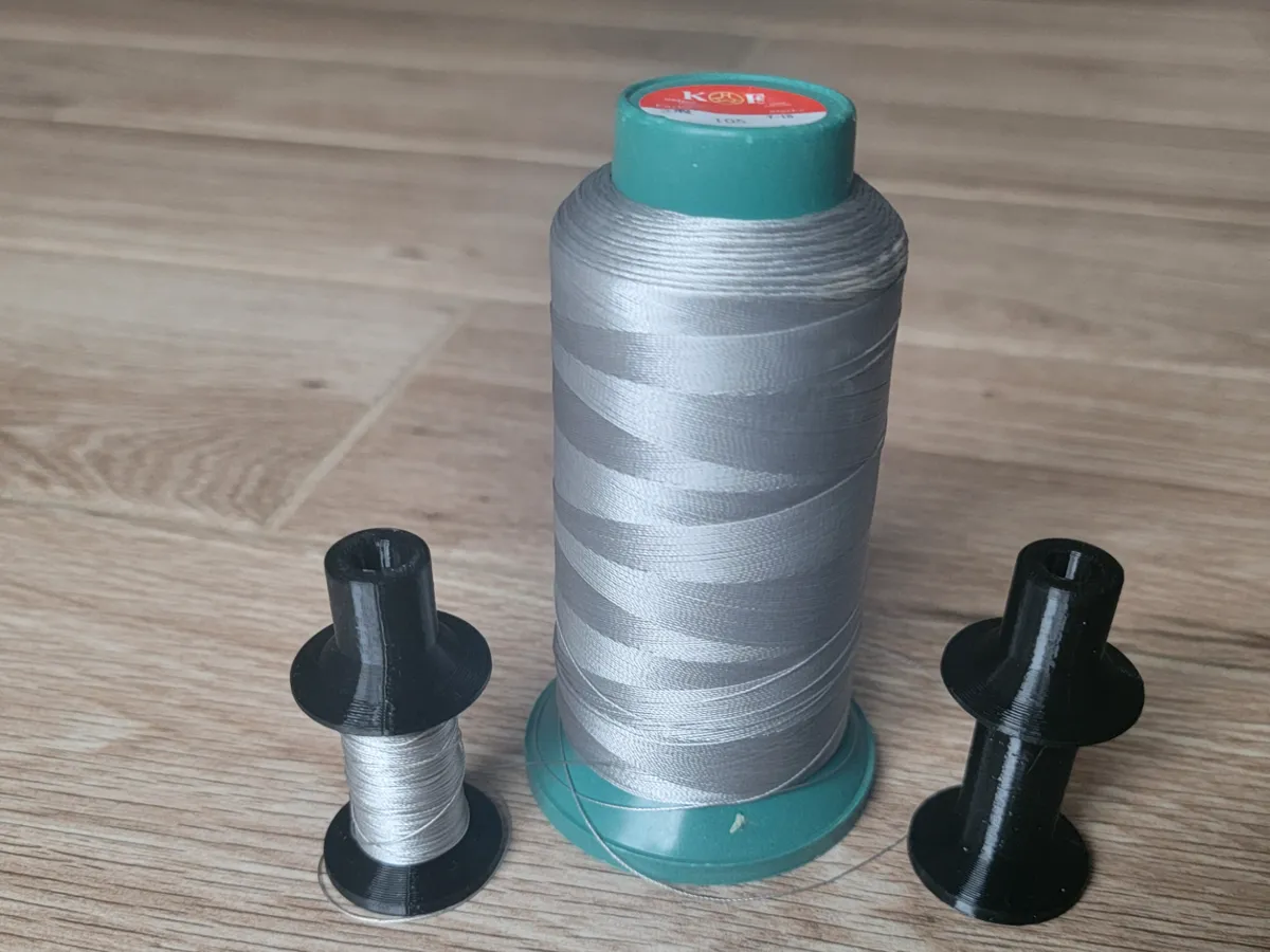 Sewing Printthread Sewing Thread Spool with Bobbin winder - Free 3D Print Model - MakerWorld