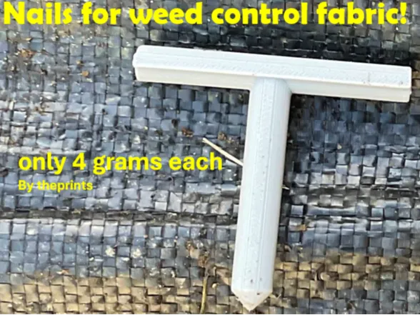 nails for weed control fabric