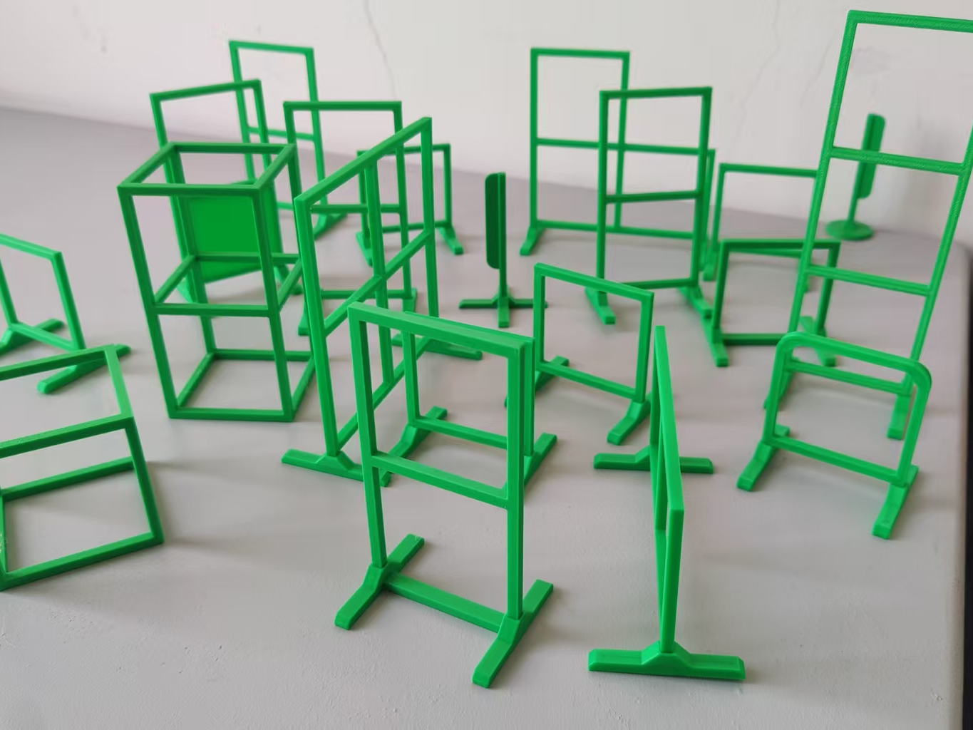 穿越机竞速障碍迷你教学模型5cm