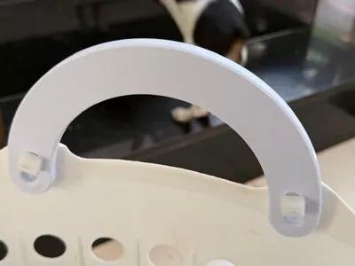 Pair of handles with holes