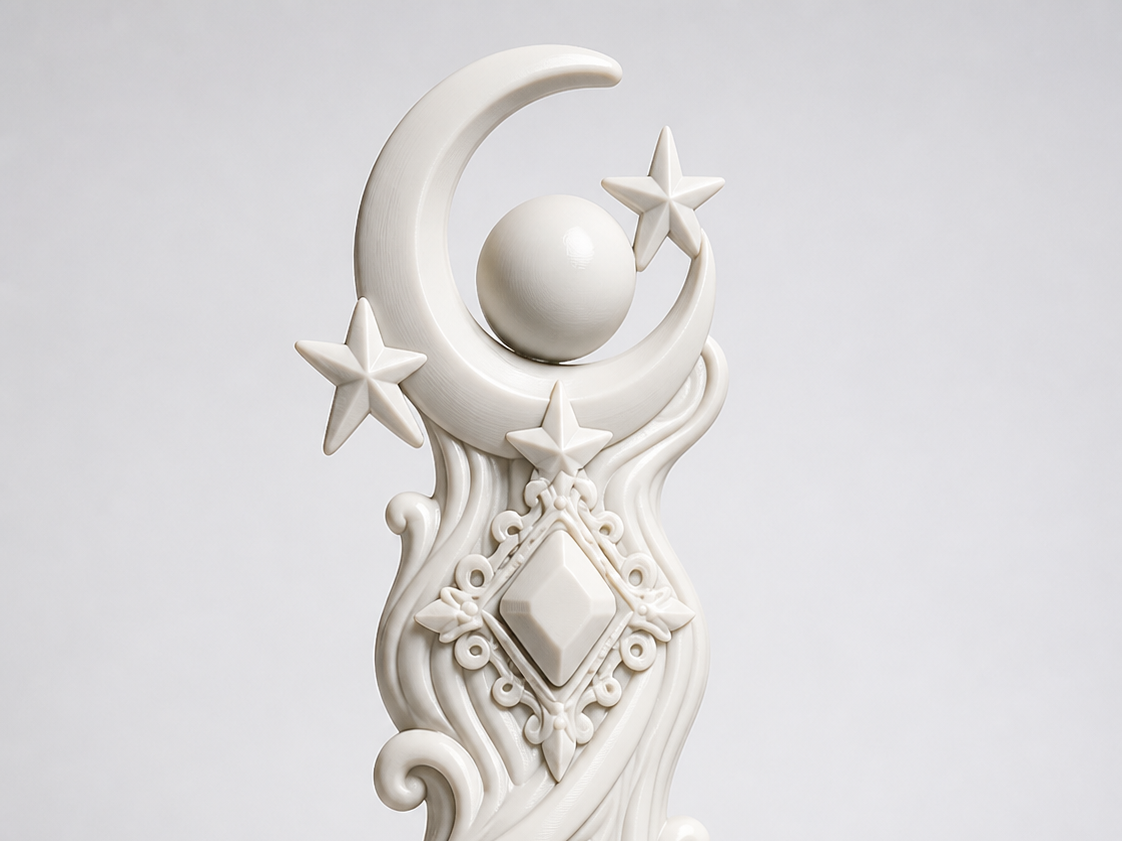 Celestial Moon Ornament – Decorative Display Model