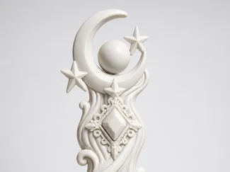 Celestial Moon Ornament – Decorative Display Model