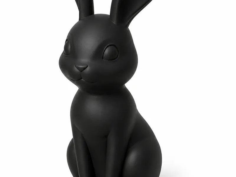 Cute Bunny Figure – Decorative Display Model