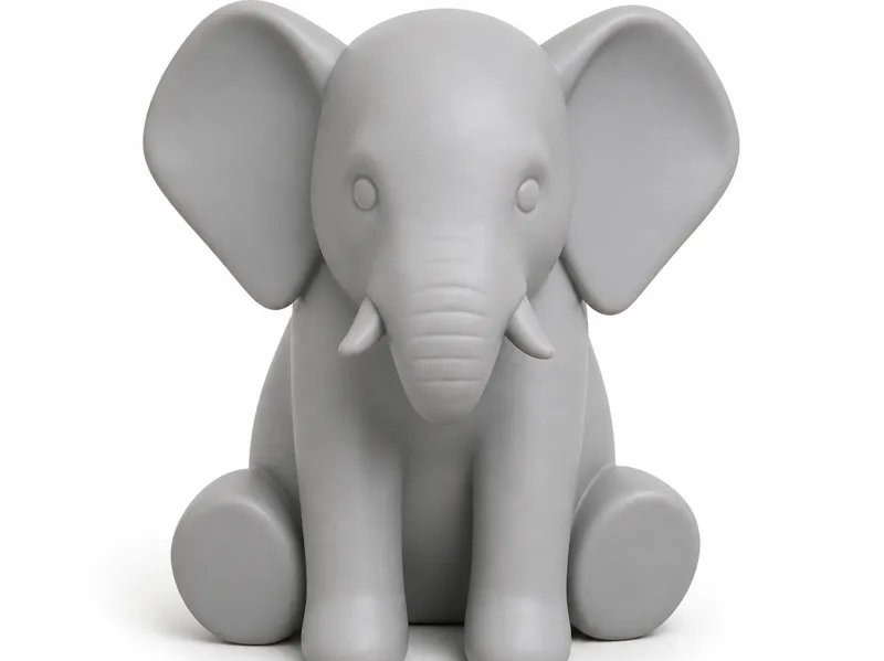 Cute Elephant Figure – Decorative Display Model