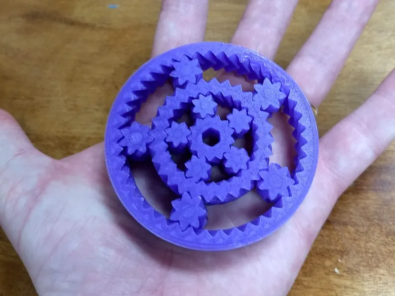 Nested Planetary Gear Fidget Spinner