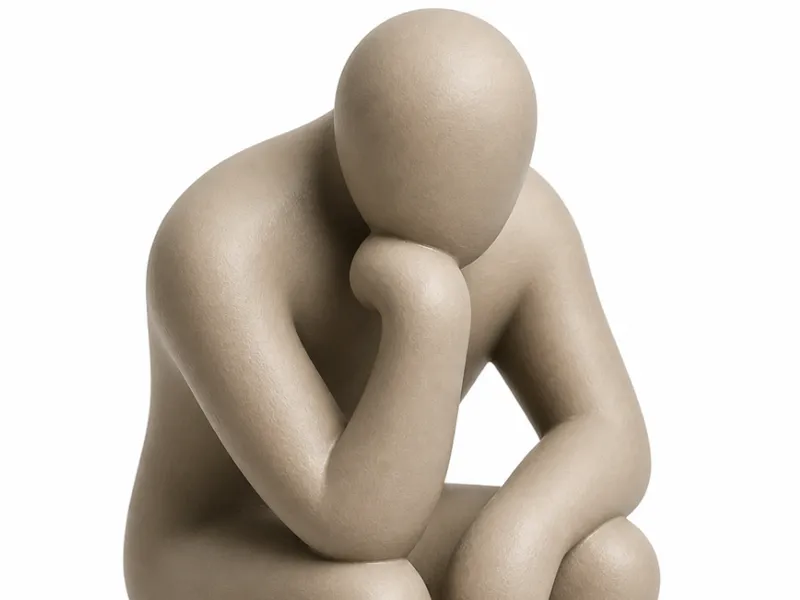 Thinking Figure Sculpture Modern Decorative Model