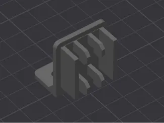 Mini Garage Rack - Stablizing L-Bracket