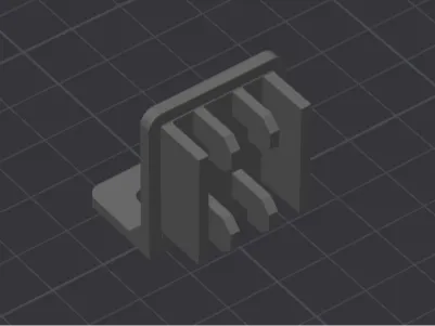 Mini Garage Rack - Stablizing L-Bracket