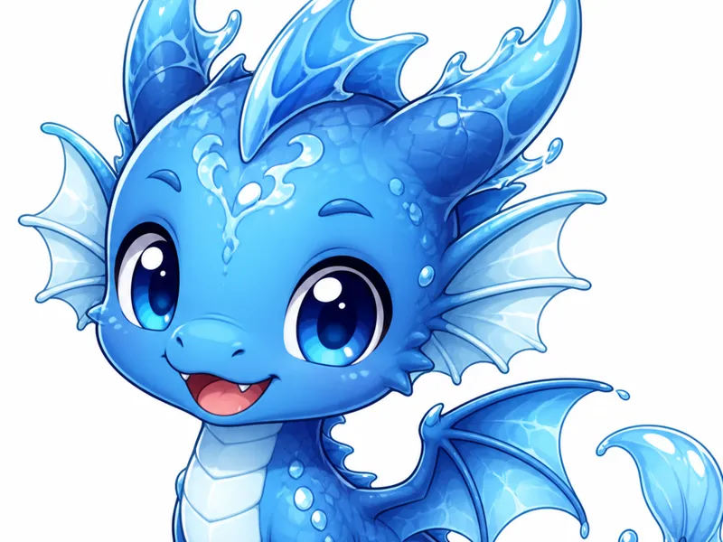 Chibi Water Dragon