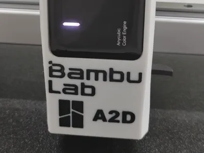 Anycubic Kobra X modified Bambu Lab A2D tool head front cover