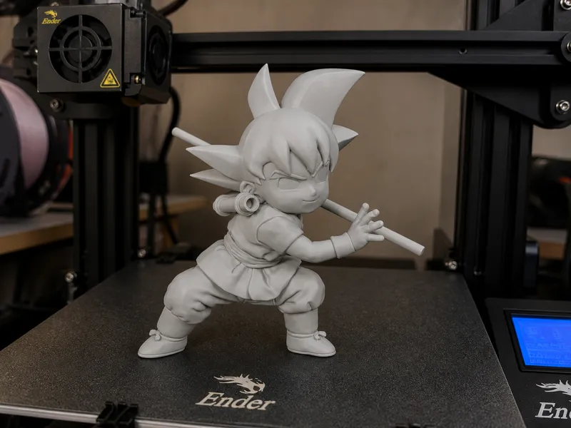Goku with power pole (Daima)