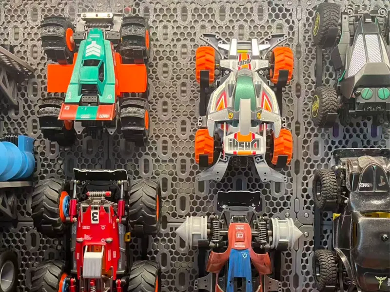 MINI 4WD四驱车的ikea宜家洞洞板挂钩