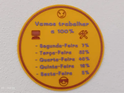 Let's Get to Work Plaque