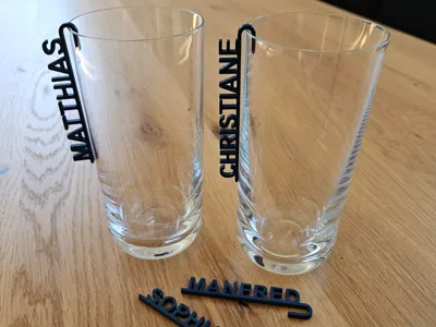 Personalized Glass Marker