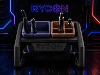 Futuristic Desk Organizer