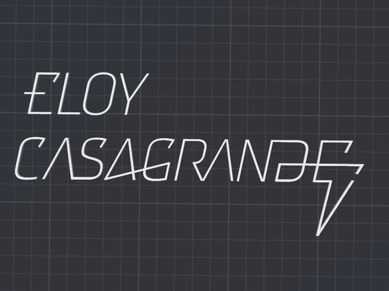 Eloy Casagrande (Name Logo)