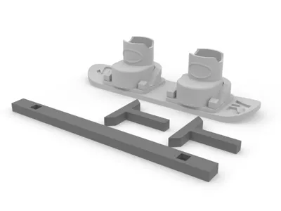 Finger Snowboard w Rail