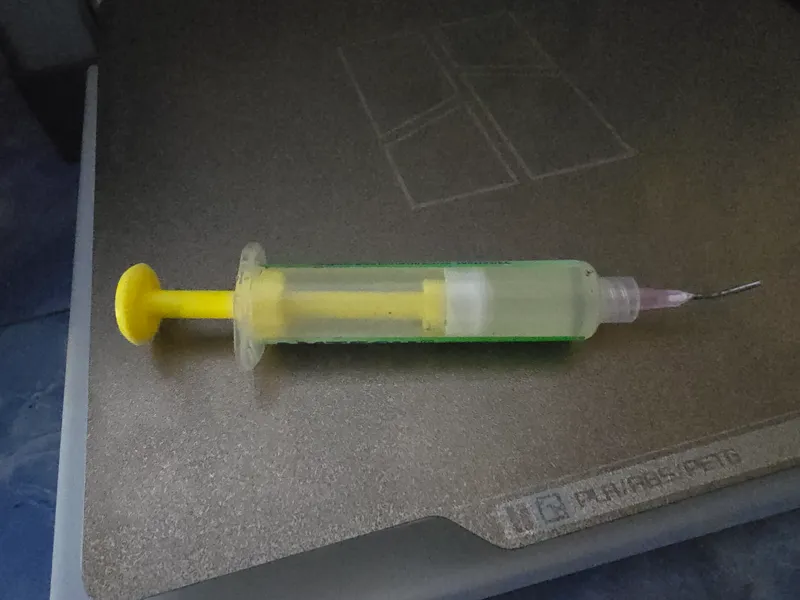 Embolo para jeringas de reparacion de electronicos