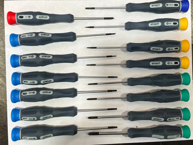 ifixit screwdriver set 2012 gridfinity