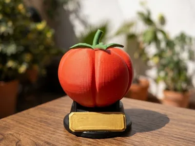 Tomato Trophy - Fun Garden Award