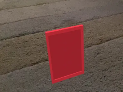 3” 2” card frame