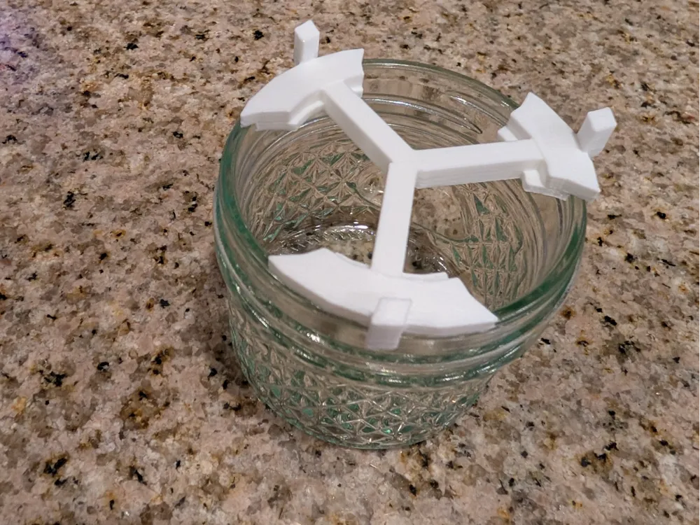 4oz Mason Jar Stacker - Free 3D Print Model - MakerWorld