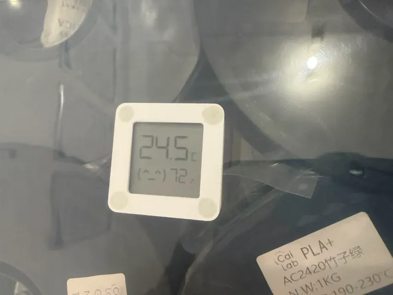 小米温湿度计2 密封箱内固定支架（蓝丁胶方案）