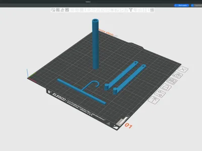 Swing for cage