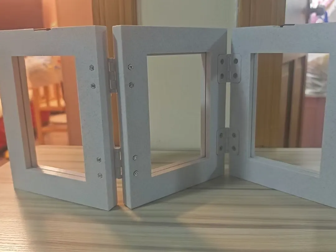 三折叠双面展示相框