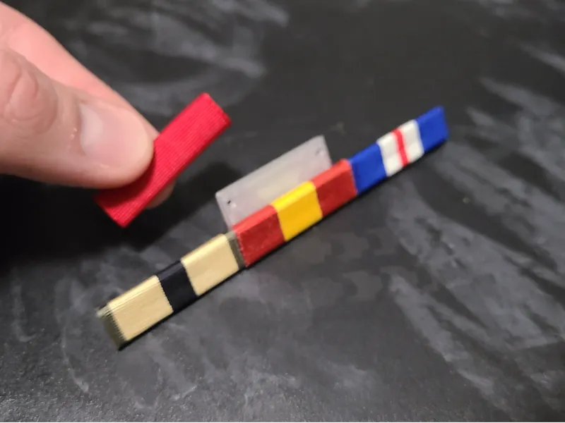 Uniform Shirt Ribbon Backer