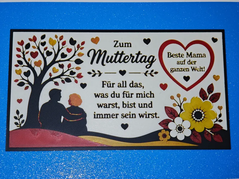 Muttertag , Dankkarte