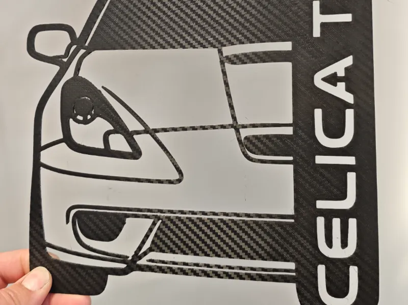 Siluhette Toyota Celica T23 ts gts vvtli wallart