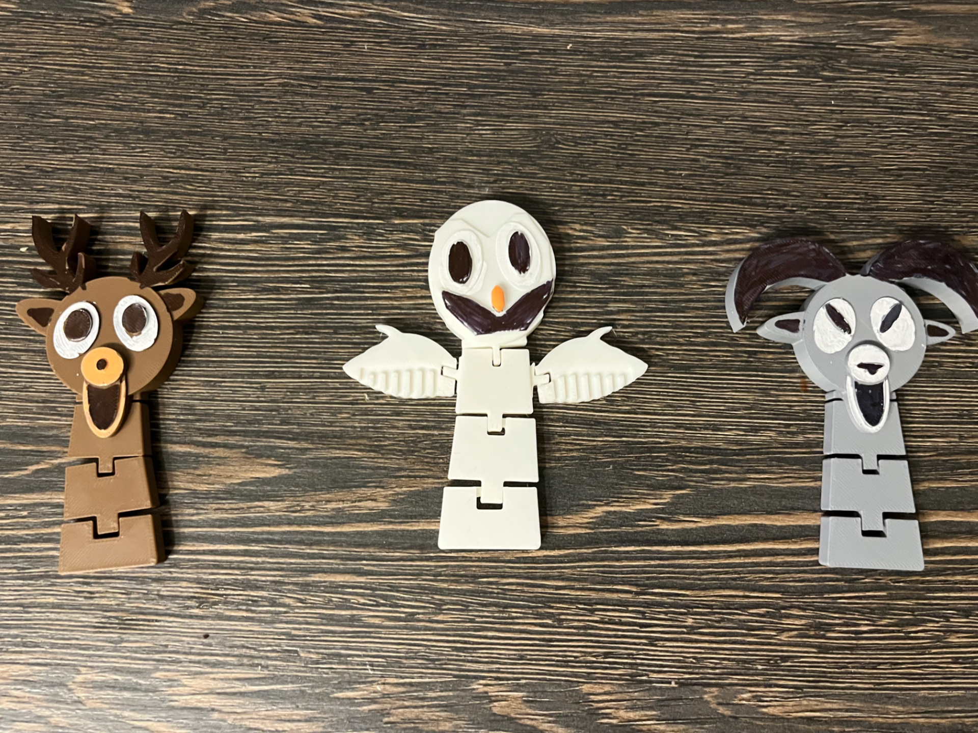 FLEXI 99 DAYS IN THE FOREST -RAM , BAT, DEER , OWL