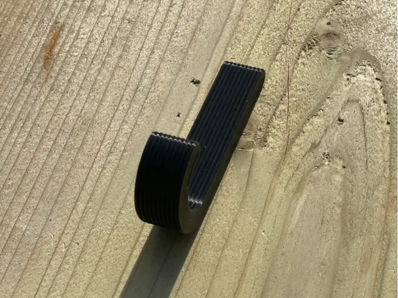 Ribbed Wall Hook - Hidden Mount - (20kg Tested)