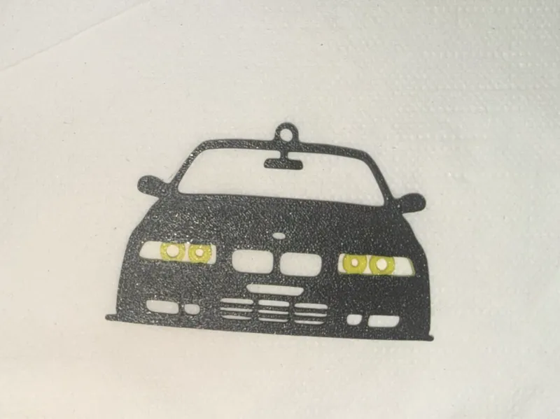 BMW E36 Angel Eyes mirror pendant