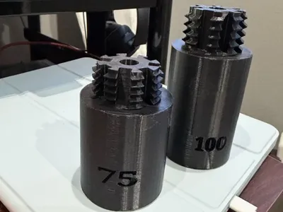 Paint end caps