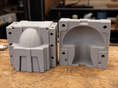 Mushroom mould for cement 
