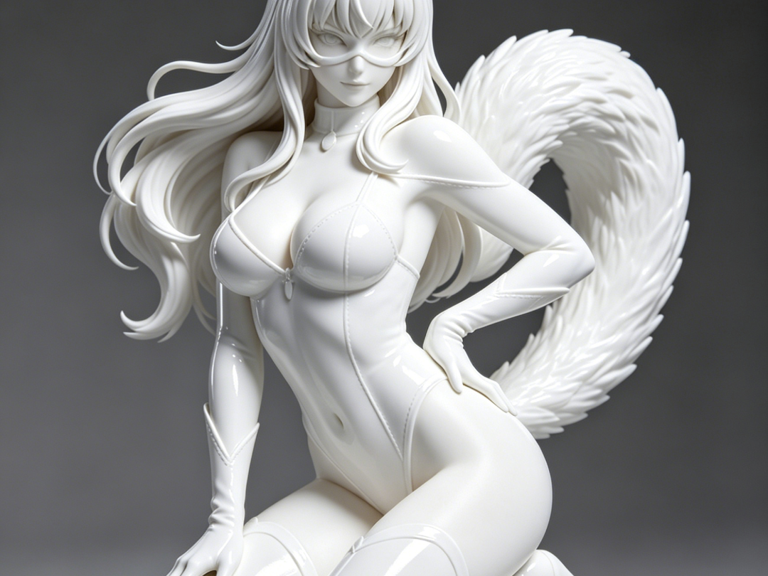 魅惑的跪姿猫女
