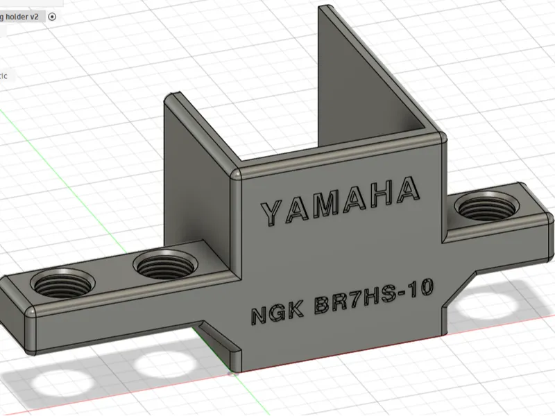 Yamaha 30HP outboard Spare Spark Plug Mount