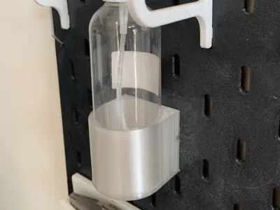 Push-type spray bottle, alcohol spray bottle pegboard holder