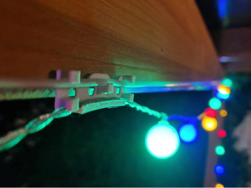 Cable holder for LED strings