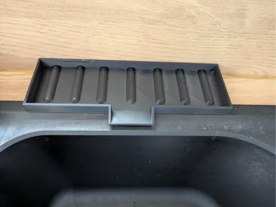 Sink-Drain Soap Holder with Adjustable Feet