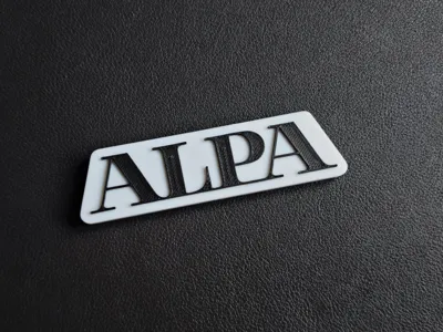 Alpa - Photography Equipment LOGO Refrigerator Magnet