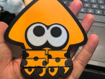 splatoon squid hinge toy