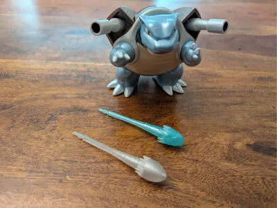 Water missile for Blastoise action figure