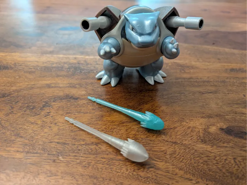 Water missile for Blastoise action figure