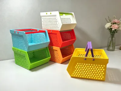 手工艺小物收纳 手提收纳盒- 3D Print Files Free Download - MakerWorld